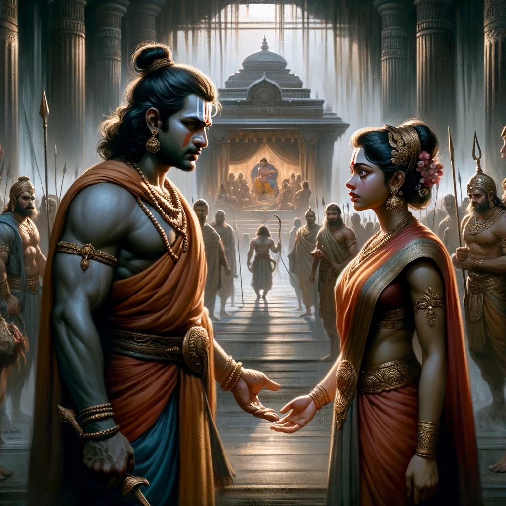 Rama Dismisses Sita